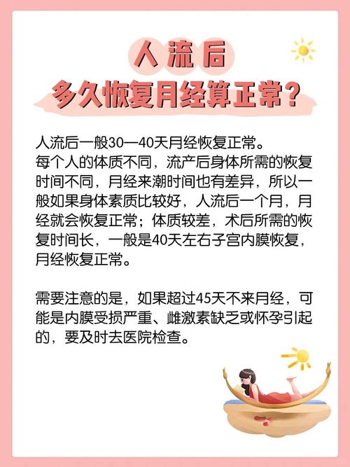 做完药流多久来月经(人流后多久来月经)